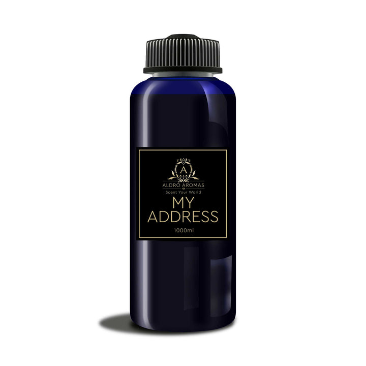 My Address Diffuser Oil Bottle, 1000ml, Aldro Aroma, Dubai