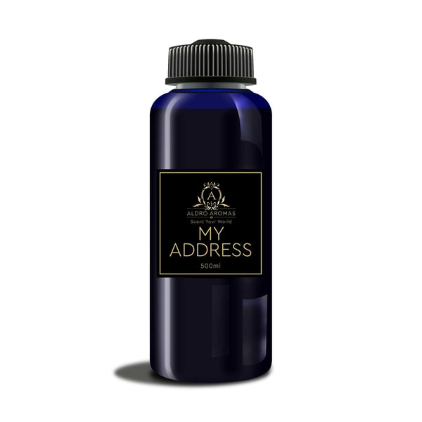 My Address Diffuser Oil Bottle, 500ml, Aldro Aroma, Dubai